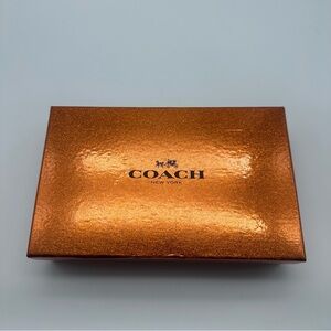 Coach silver wristlet